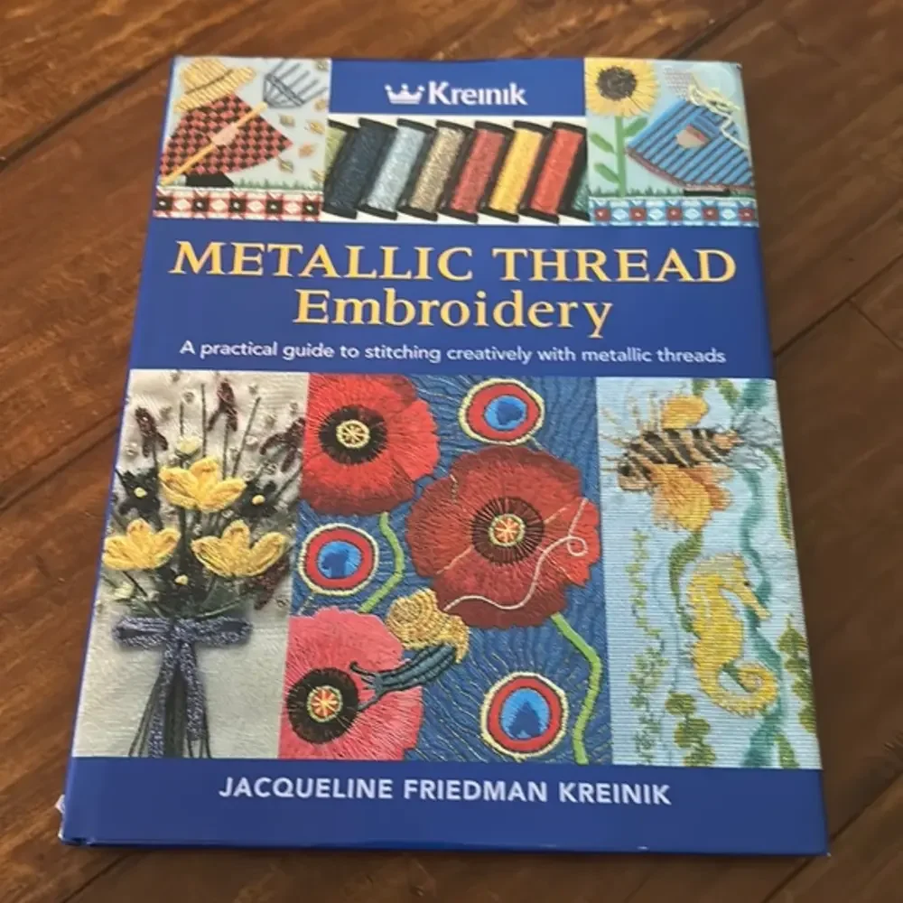 Metallic Thread Embroidery HC Jacqueline Friedman Kreinik Goldwork Needlework